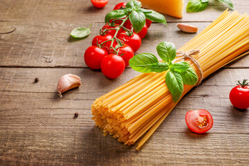 Food ingredients for italian pasta