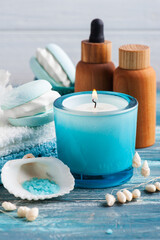 Spa composition with bath bombs