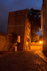Leaning tower (Krzywa Wieza) in Torun.  Poland © Andrey Shevchenko