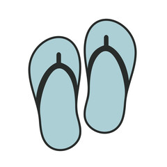 illustration of a pair of flip-flops 