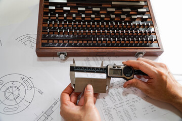 Digital micrometers and digital vernier calipers perform calibration on block grades,Gauge Blocks Precision Metric
