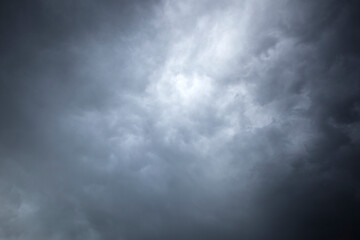 Blue sky with white clouds, weather concept
