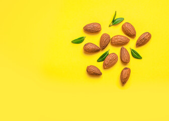 Tasty and nutritious almond nuts