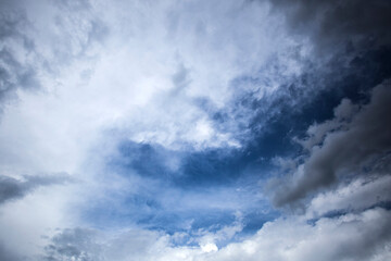 Fototapeta premium Blue sky with clouds