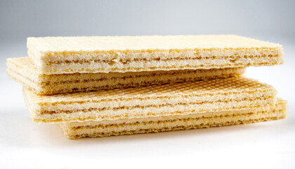 A few crisp waffles. Delicious waffles.