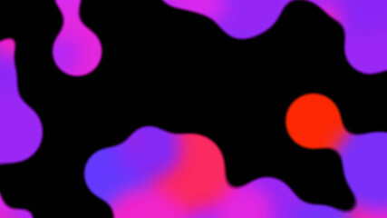 Colorful blur liquid gradient shape background, modern creative dynamic organic design concept, abstract color banner