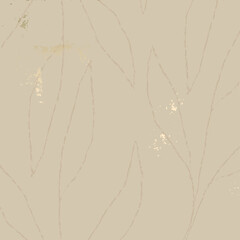 Abstract Marble Trendy Texture in Pastel and Gold colors 