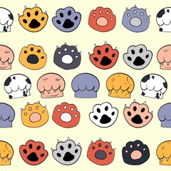 seamless pattern with animals
