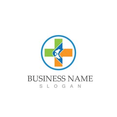bone logo vector template