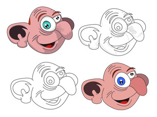 Tête d'un personnage dingue !