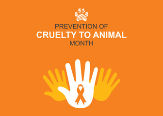Fototapeta premium prevention of cruelty to animal month