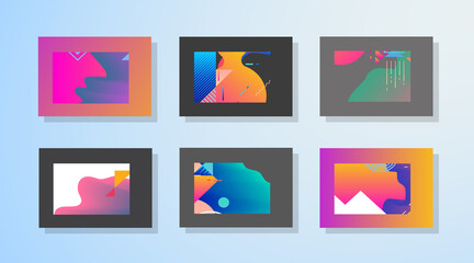 Template brochures, flyers, business presentations. Modern flat line style.