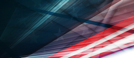 USA Fast-paced flag