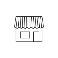 Online store icon, online shop, store symbol
