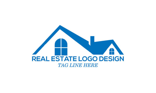 real estate logo design construction . 