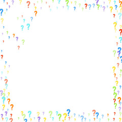 Obraz premium Question marks Quiz doubt survey faq public poll.