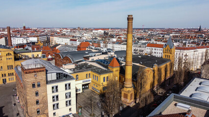 Famous Event and Entertainment complex in Berlin called Kulturbrauerei - urban photography