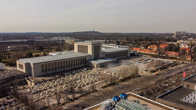 Exhibition grounds Berlin with radio tower - urban photography