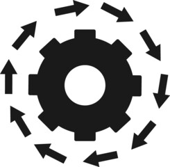 operation icon. high quality filled operation icon on white background. from shipping delivery collection flat trendy vector operation symbol