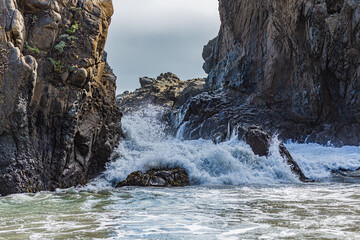 Naklejka premium Wave