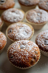 muffin con gocce di cioccolato piccola pasticceria