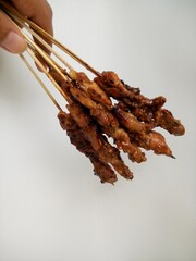 sticks on a white background