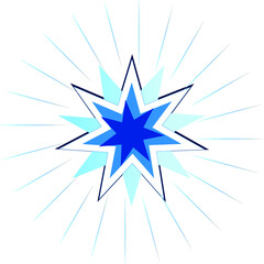 Blue northen star