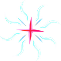 Obraz premium Rose star