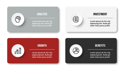 Business or marketing infographic template.