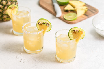 Pineapple Margarita Cocktail