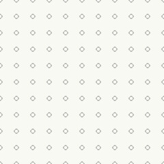 Abstract cute pattern with geometric rings. Trendy vector cute pattern. Seamless monochrome pattern.