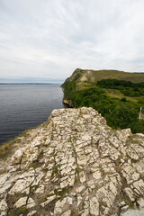 Panoramic view of Zhiguli mountains
