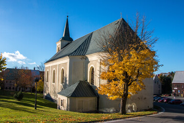 church in a mountain village - Boží Dar, Czech Republic