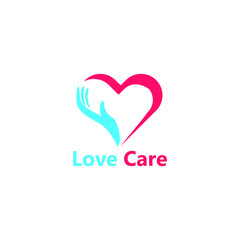 Love care logo icon