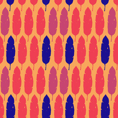 Modern Tropical Vector Seamless Pattern. Elegant Male Shirt Female Dress Texture. Cool Summer Textile. Doodle