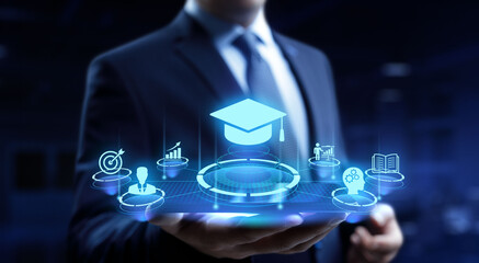 Education Distance E-learning Online Learning Personal development concept.