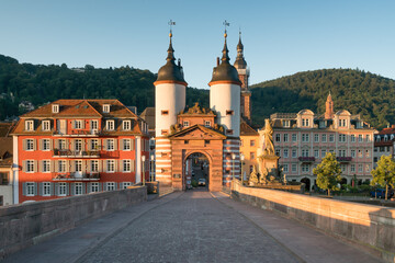 Fototapeta na wymiar Old Bridge in Heidelberg, Germany
