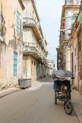Naklejka na ściany i meble Rue de la Havane, Cuba