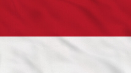 Indonesia Crumpled Fabric Flag. Indonesia Flag. Oriental Asia Flags. Asia Flags. Celebration. Flag Day. Patriots. Surface Texture. Background Fabric.