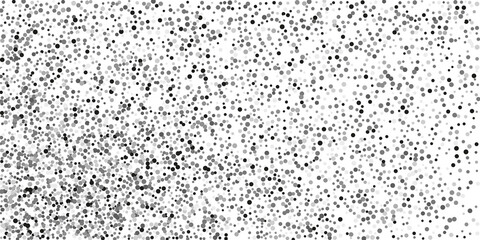  Silver glitter confetti on a white background.   Illustration of a drop of shiny particles. Decorative element. Element of design. Vector illustration, EPS 10.