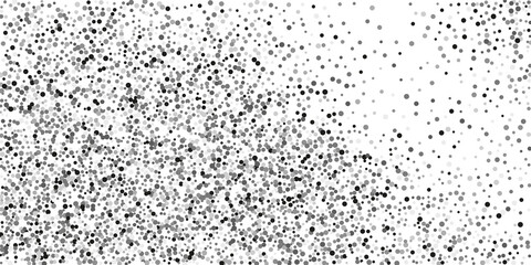  Silver glitter confetti on a white background.  Luxury festive background. Decorative element. Element of design. Vector illustration, EPS 10.