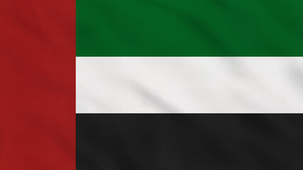 United Arab Emirates Crumpled Fabric Flag. United Arab Emirates Flag. Europe Flags. Arabic Flags. Celebration. Patriots. Surface Texture. Background Fabric.