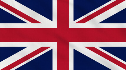 United Kingdom Crumpled Fabric Flag. Europe Flags. UK Flag. Celebration. Flag Day. Patriots. Surface Texture. Background Fabric.