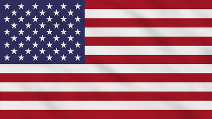 United States of America - USA - Crumpled Fabric Flag Intro. North America Flags. Celebration. Flag Day. Patriots. 4 july. Surface Texture. 