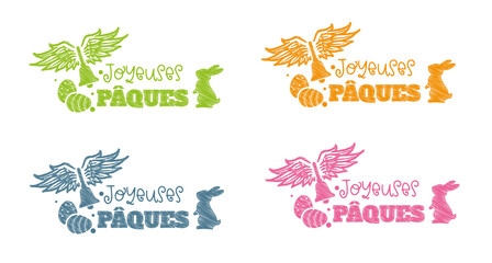 Joyeuses Pâques en français - kit