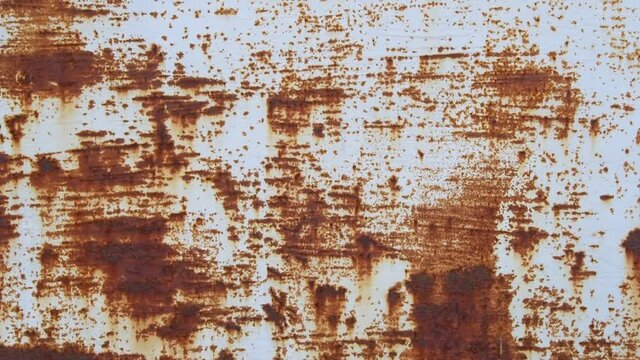 Rust of metals.Corrosive Rust on old iron white.Use as illustration for presentation.