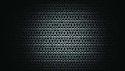 Black abstract vector illustrator . Dark geometric grid background. 