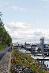 Fototapeta na wymiar Ciudad de Oslo, en el pais de Noruega o Norway