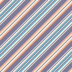 Stripe pattern colorful textured vector. Seamless abstract diagonal multicolored stripes for spring, summer, autumn, winter dress, skirt, shirt, other modern everyday fashion or home textile design.