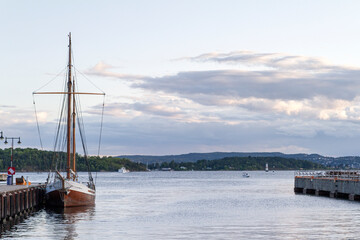 Ciudad de Oslo, en el pais de Noruega o Norway